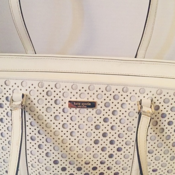 ❌S⭕️LD Kate Spade White Romy perri lane bubble bag - Picture 4 of 8